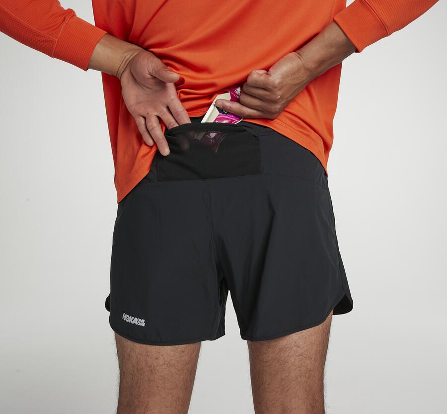 Hoka One One Performance Shorts Herr - Svarta - WYFMK-8521